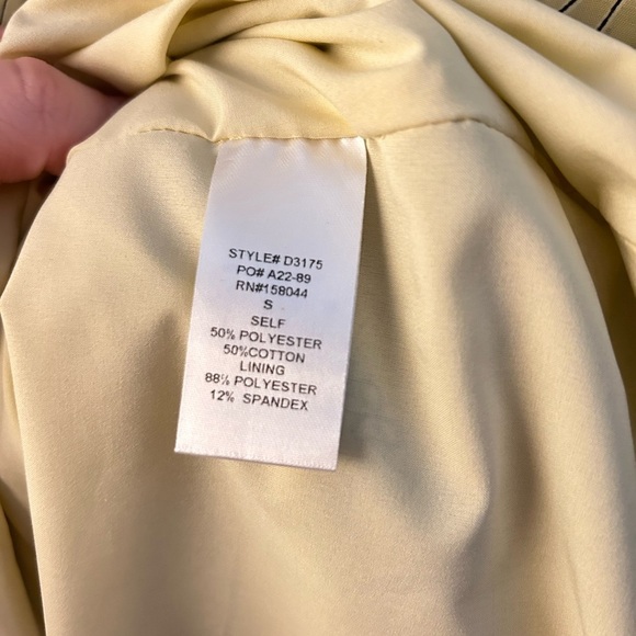 Lena • Floral Yellow Babydoll Cotton Blend Dress Puff Sleeves Sz Sm Cottagecore - Picture 8 of 9